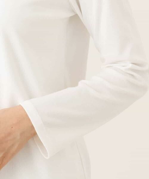 OFUON / オフオン カットソー | ハートネックコットンカットソー/洗える/WEB限定サイズあり | 詳細26