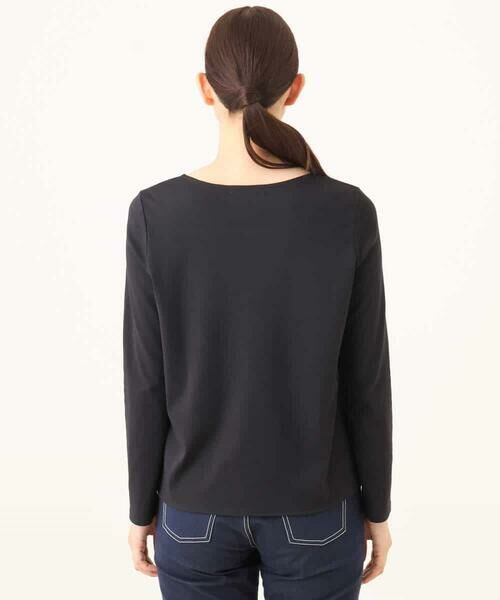 OFUON / オフオン カットソー | ミニフリルディティールコットンカットソー/洗える/WEB限定サイズあり | 詳細16