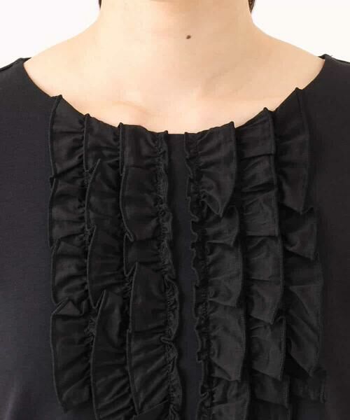 OFUON / オフオン カットソー | ミニフリルディティールコットンカットソー/洗える/WEB限定サイズあり | 詳細17