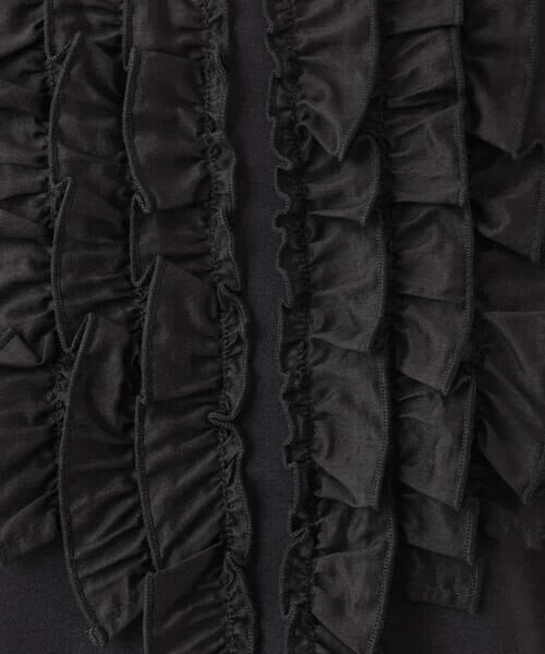 OFUON / オフオン カットソー | ミニフリルディティールコットンカットソー/洗える/WEB限定サイズあり | 詳細20