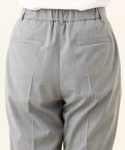 OFUON / オフオン その他パンツ | [名品シリーズ]ストレッチテーパードパンツ（ストライプ・無地） | 詳細20