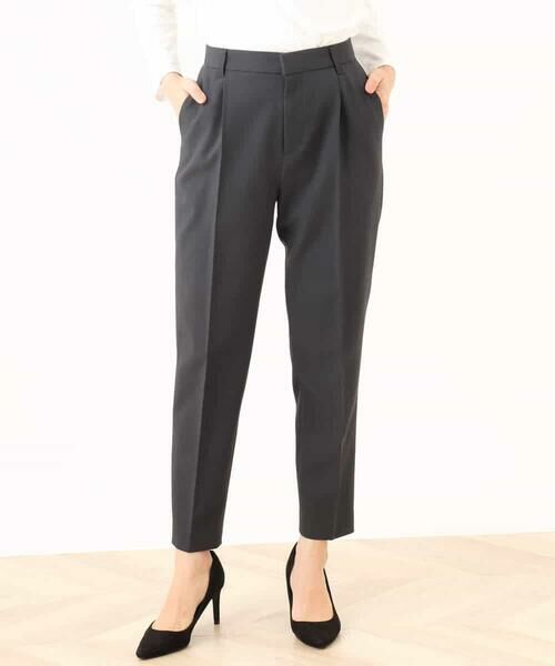 OFUON / オフオン その他パンツ | [名品シリーズ]ストレッチテーパードパンツ（ストライプ・無地） | 詳細24