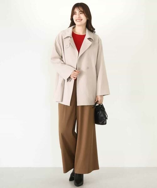 OFUON / オフオン その他パンツ | ストレッチワイドストレートパンツ/洗える | 詳細11