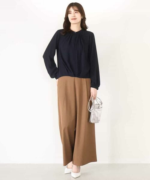 OFUON / オフオン その他パンツ | ストレッチワイドストレートパンツ/洗える | 詳細2