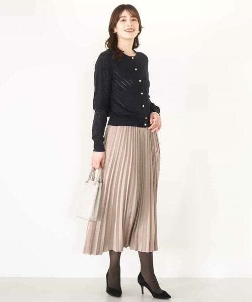 OFUON / オフオン カーディガン・ボレロ | ダイヤ柄ニットカーディガン/洗える/WEB限定サイズあり | 詳細15