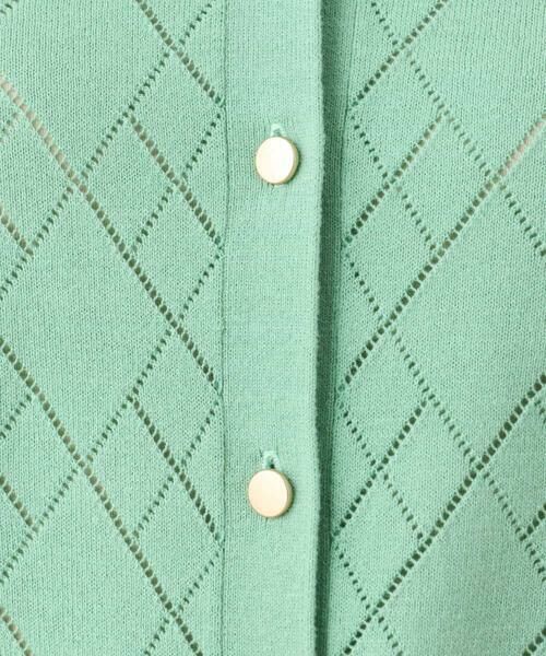 OFUON / オフオン カーディガン・ボレロ | ダイヤ柄ニットカーディガン/洗える/WEB限定サイズあり | 詳細26