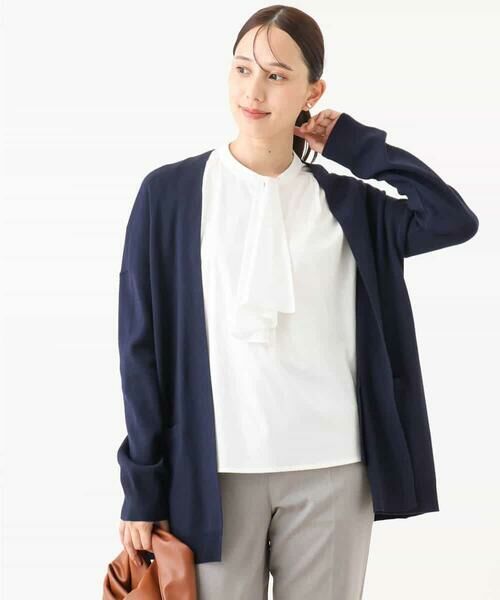 OFUON / オフオン カーディガン・ボレロ | 着流しニットカーディガン/洗える/WEB限定 | 詳細1