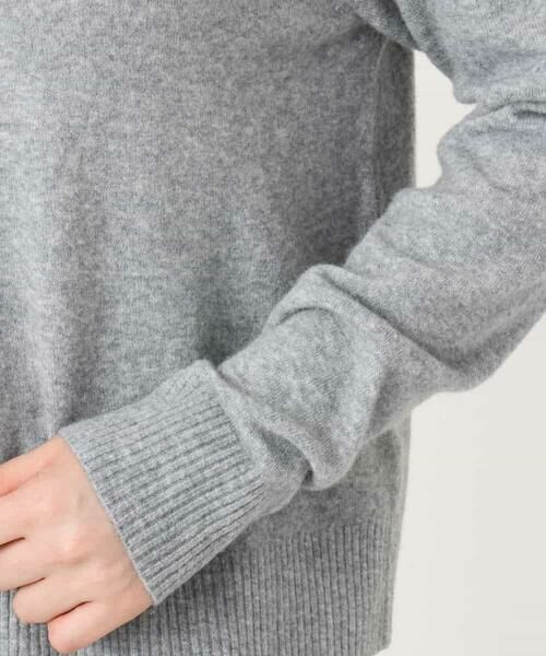 OFUON / オフオン カーディガン・ボレロ | スカラップレース配色ニットカーディガン/洗える/WEB限定サイズあり | 詳細1