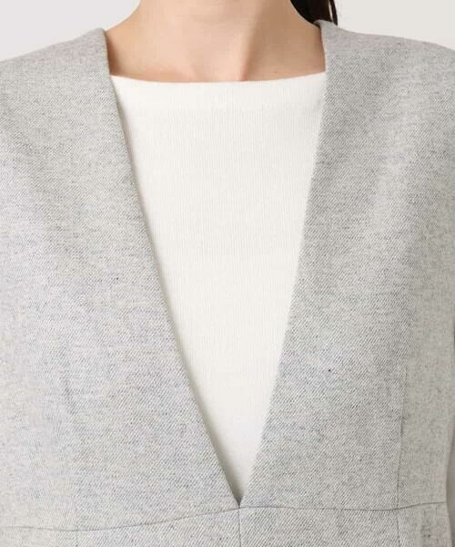 OFUON / オフオン ロング・マキシ丈スカート | ラメツイードVネックジャンパースカート/洗える/WEB限定サイズあり | 詳細20