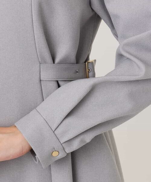 OFUON / オフオン ロング・マキシ丈ワンピース | ウールライクベルトデザインワンピース/洗える/WEB限定サイズあり | 詳細16