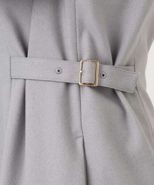 OFUON / オフオン ロング・マキシ丈ワンピース | ウールライクベルトデザインワンピース/洗える/WEB限定サイズあり | 詳細18