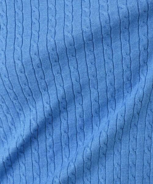 OFUON / オフオン ニット・セーター | ミニケーブル柄ニット/洗える/WEB限定サイズあり | 詳細19
