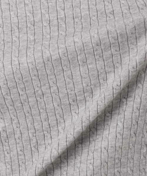 OFUON / オフオン ニット・セーター | ミニケーブル柄ニット/洗える/WEB限定サイズあり | 詳細22