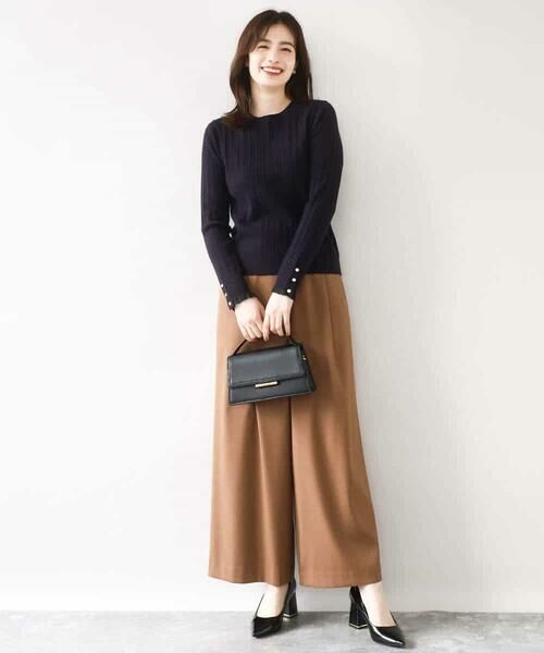 OFUON / オフオン ニット・セーター | ミニケーブル柄ニット/洗える/WEB限定サイズあり | 詳細6