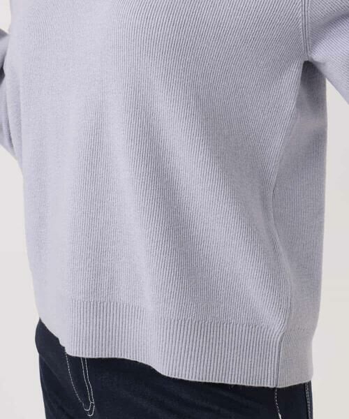 OFUON / オフオン ニット・セーター | Vネックレース片畦編みニット/洗える/WEB限定サイズあり | 詳細22