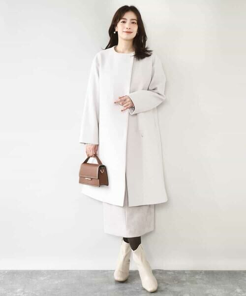 OFUON / オフオン ロング・マキシ丈スカート | スウェードライクナロースカート/洗える | 詳細23