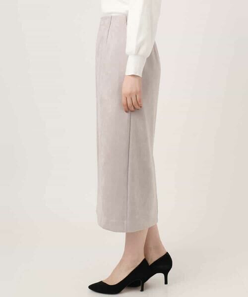 OFUON / オフオン ロング・マキシ丈スカート | スウェードライクナロースカート/洗える | 詳細27