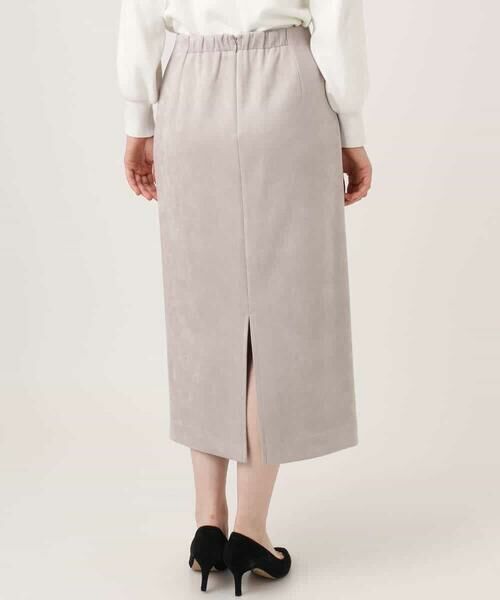 OFUON / オフオン ロング・マキシ丈スカート | スウェードライクナロースカート/洗える | 詳細28