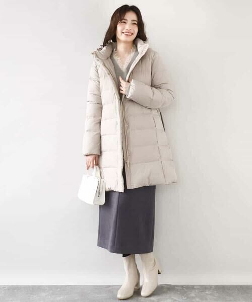 OFUON / オフオン ロング・マキシ丈スカート | スウェードライクナロースカート/洗える | 詳細9