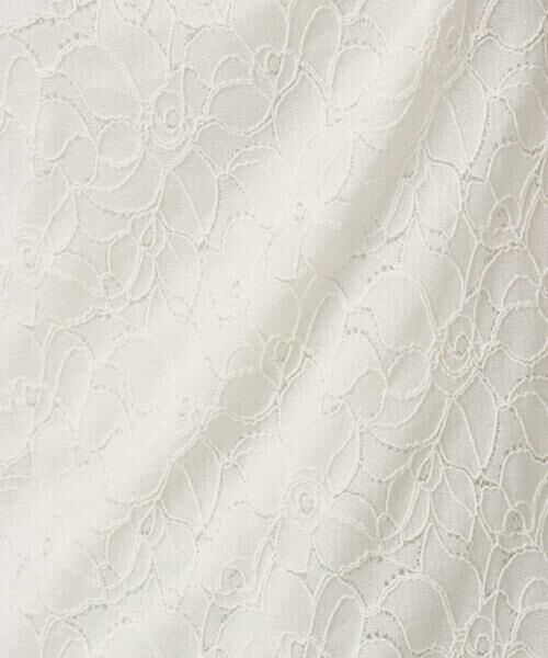 OFUON / オフオン カットソー | シャーリングデザインレースカットソー/洗える/WEB限定サイズあり | 詳細1