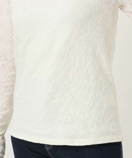 OFUON / オフオン カットソー | シャーリングデザインレースカットソー/洗える/WEB限定サイズあり | 詳細21