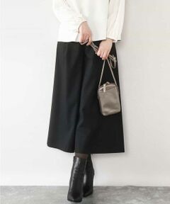 OFUON / オフオン その他パンツ | TRソフトストレッチ裏起毛ガウチョパンツ/洗える