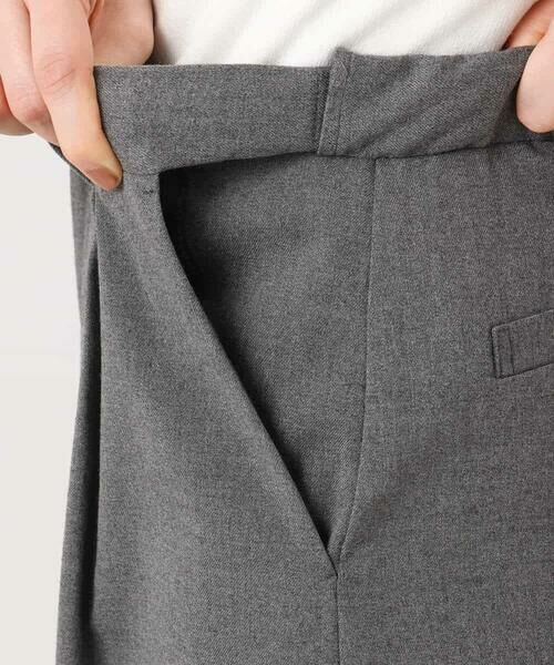 OFUON / オフオン その他パンツ | TRソフトストレッチ裏起毛ガウチョパンツ/洗える | 詳細17