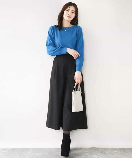 OFUON / オフオン その他パンツ | TRソフトストレッチ裏起毛ガウチョパンツ/洗える | 詳細28