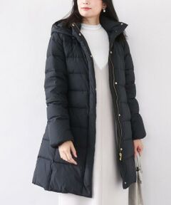 OFUON / オフオン ダウンジャケット・ベスト | ベルト付きスムースタフタロングダウン/WEB限定サイズあり