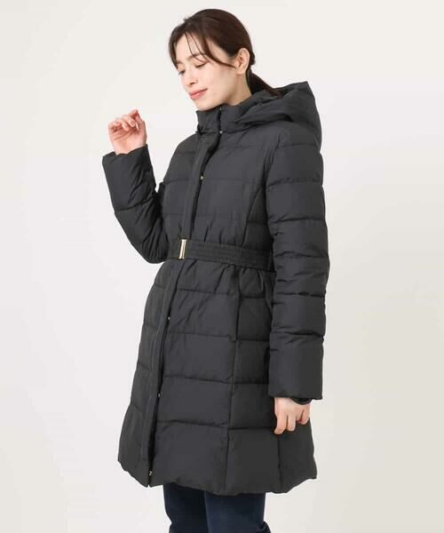 OFUON / オフオン ダウンジャケット・ベスト | ベルト付きスムースタフタロングダウン/WEB限定サイズあり | 詳細29
