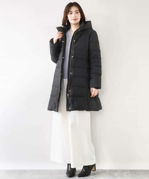 OFUON / オフオン ダウンジャケット・ベスト | ベルト付きスムースタフタロングダウン/WEB限定サイズあり | 詳細6