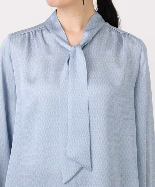 OFUON / オフオン シャツ・ブラウス | 幾何柄ボウタイブラウス/洗える/WEB限定サイズあり | 詳細13