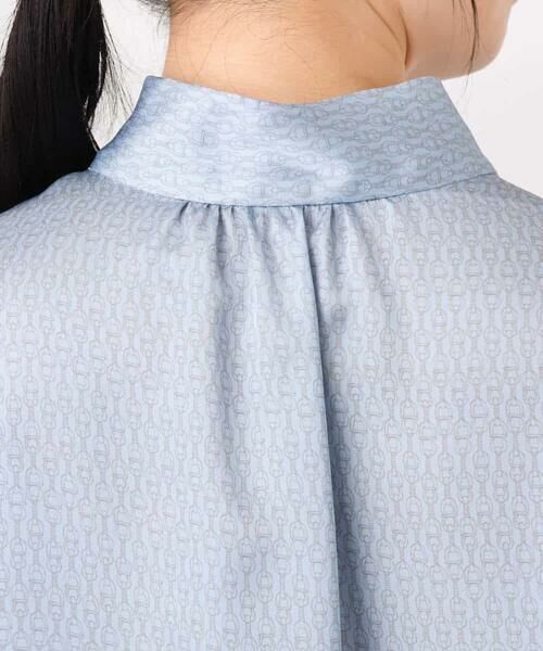 OFUON / オフオン シャツ・ブラウス | 幾何柄ボウタイブラウス/洗える/WEB限定サイズあり | 詳細14