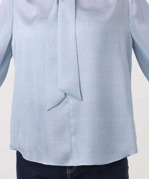 OFUON / オフオン シャツ・ブラウス | 幾何柄ボウタイブラウス/洗える/WEB限定サイズあり | 詳細16