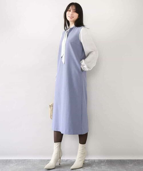 OFUON / オフオン シャツ・ブラウス | 幾何柄ボウタイブラウス/洗える/WEB限定サイズあり | 詳細28