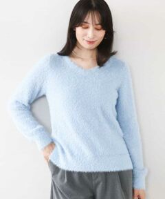 OFUON / オフオン ニット・セーター | ミニスパンコールシャギーニット/洗える/WEB限定サイズあり