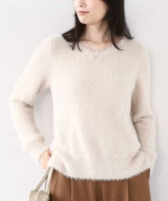 OFUON / オフオン ニット・セーター | ミニスパンコールシャギーニット/洗える/WEB限定サイズあり