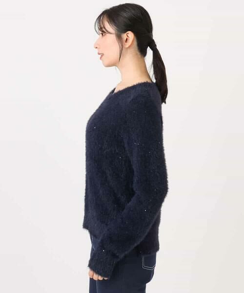 OFUON / オフオン ニット・セーター | ミニスパンコールシャギーニット/洗える/WEB限定サイズあり | 詳細11