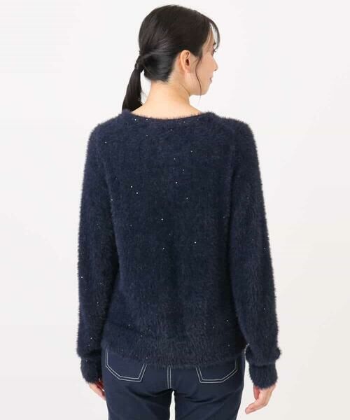 OFUON / オフオン ニット・セーター | ミニスパンコールシャギーニット/洗える/WEB限定サイズあり | 詳細12