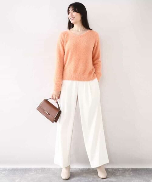 OFUON / オフオン ニット・セーター | ミニスパンコールシャギーニット/洗える/WEB限定サイズあり | 詳細24