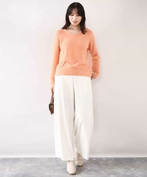 OFUON / オフオン ニット・セーター | ミニスパンコールシャギーニット/洗える/WEB限定サイズあり | 詳細26