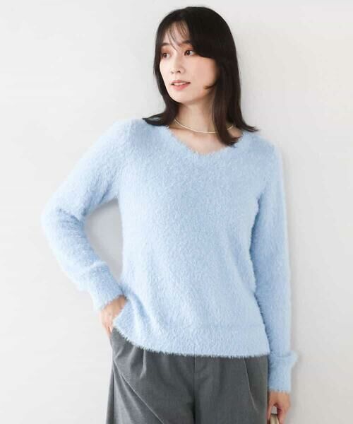 OFUON / オフオン ニット・セーター | ミニスパンコールシャギーニット/洗える/WEB限定サイズあり | 詳細29