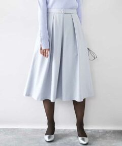 OFUON / オフオン ロング・マキシ丈スカート | タックフレアースカート/洗える