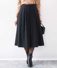 OFUON / オフオン ロング・マキシ丈スカート | タックフレアースカート/洗える
