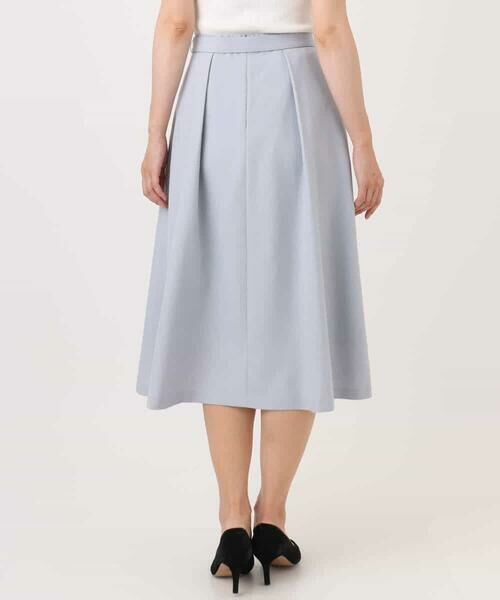 OFUON / オフオン ロング・マキシ丈スカート | タックフレアースカート/洗える | 詳細10