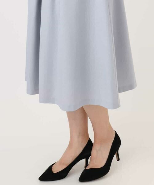 OFUON / オフオン ロング・マキシ丈スカート | タックフレアースカート/洗える | 詳細16