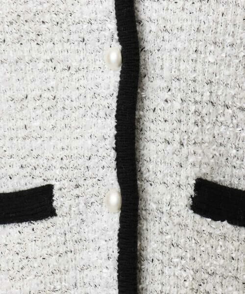 OFUON / オフオン カーディガン・ボレロ | ラメ入りツイードニットジャケット/洗える/WEB限定サイズあり | 詳細24