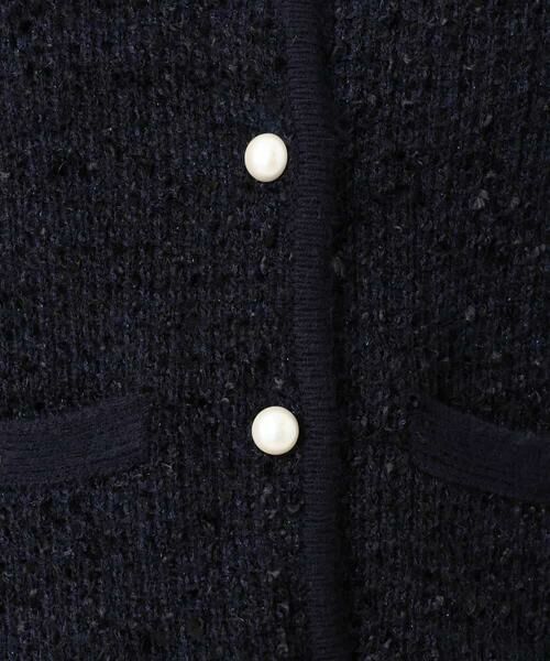 OFUON / オフオン カーディガン・ボレロ | ラメ入りツイードニットジャケット/洗える/WEB限定サイズあり | 詳細26