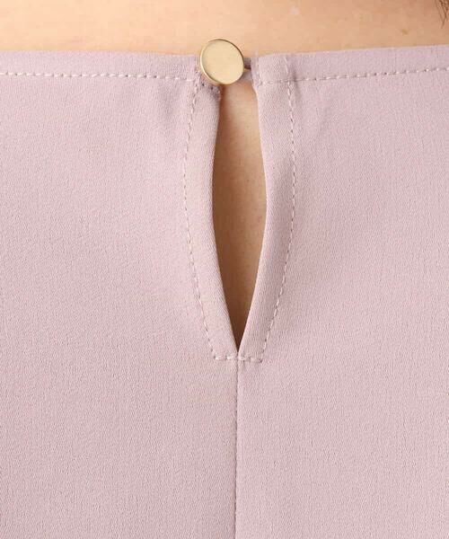 OFUON / オフオン シャツ・ブラウス | タックデザインジョーゼットブラウス(長袖)/UVカット/接触冷感/洗える | 詳細23