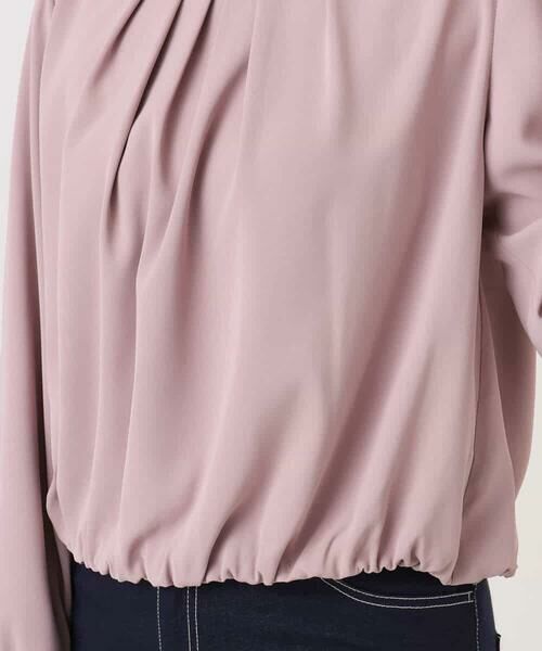 OFUON / オフオン シャツ・ブラウス | タックデザインジョーゼットブラウス(長袖)/UVカット/接触冷感/洗える | 詳細25